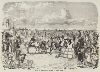 Deel van Scarborough door John Leech